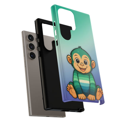 "Monkey Love" – Gay [MLM] Pride Android Tough Phone Case