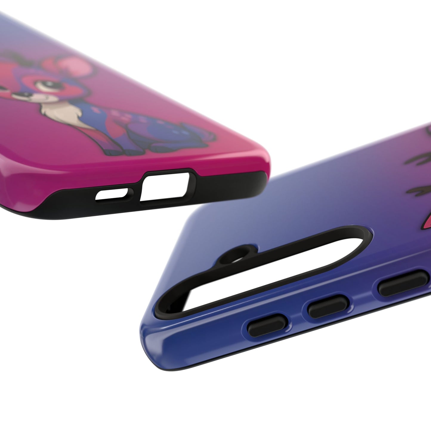 “bi-design” – bisexual pride doe android tough phone case