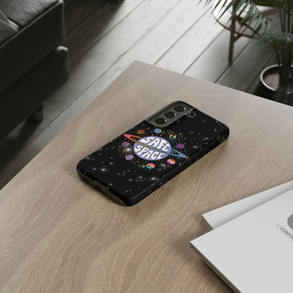 "Safe Space" LGBTQIA+ Pride Galaxy Android Tough Phone Case