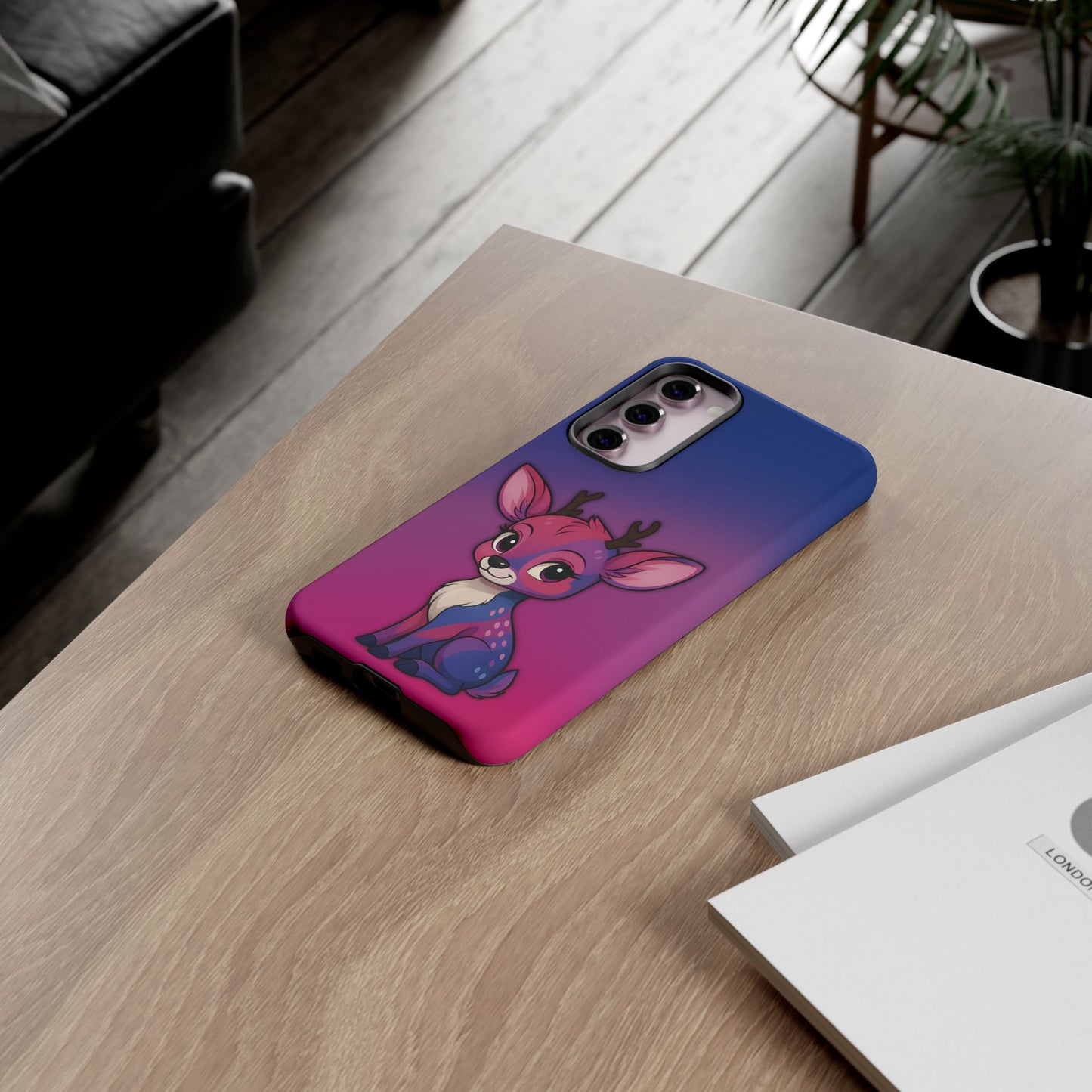 “bi-design” – bisexual pride doe android tough phone case