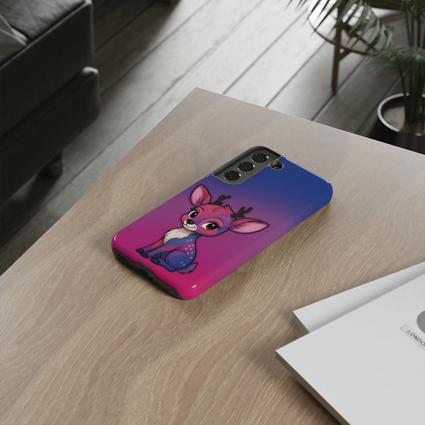 “bi-design” – bisexual pride doe android tough phone case