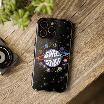 "Safe Space" LGBTQIA+ Pride Galaxy Android Tough Phone Case