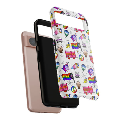 "Identity Mix" LGBTQIA+ Collage Android Tough Phone Case