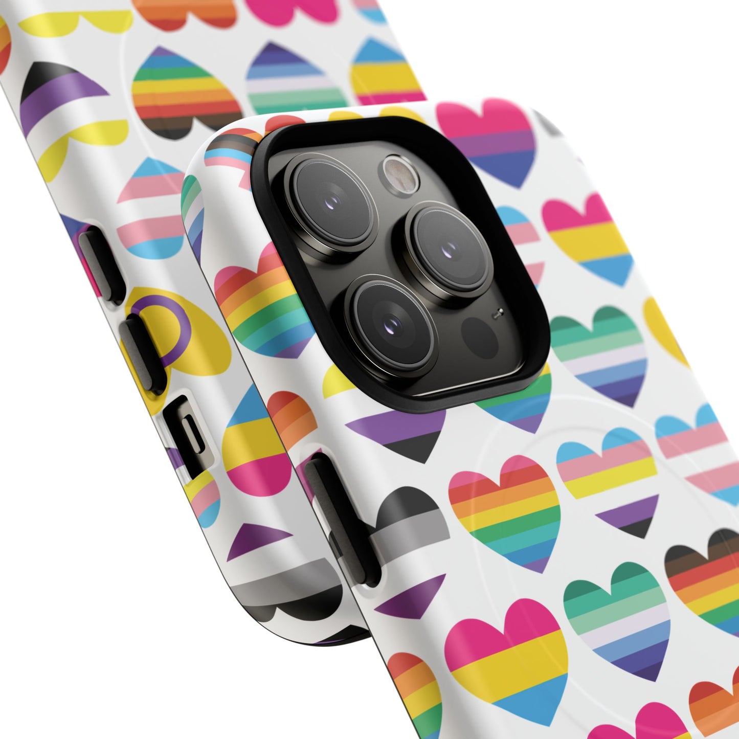 "proud hearts" lgbtqia+ love magsafe® iphone case