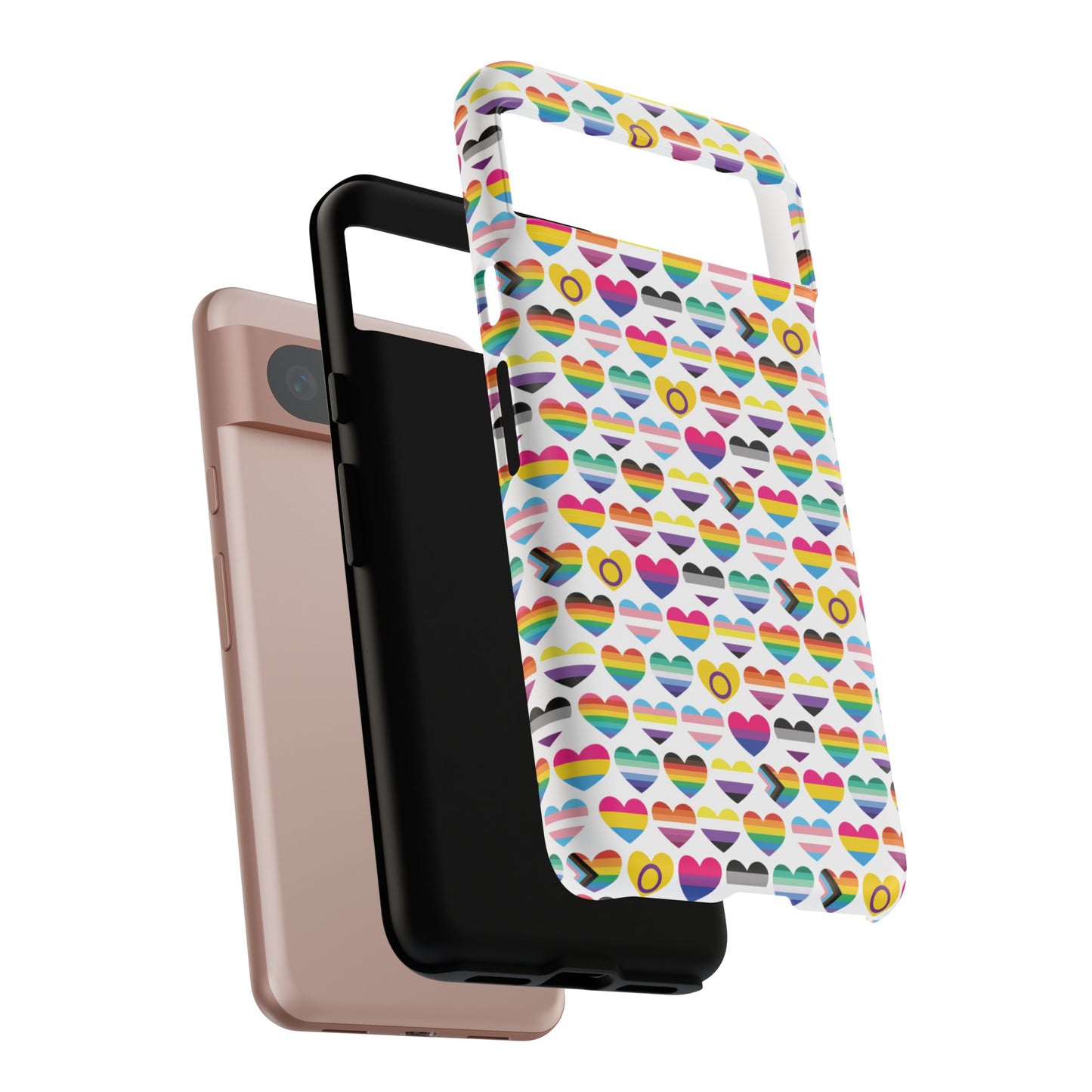 “heart of diversity" – bright edition – android tough phone case