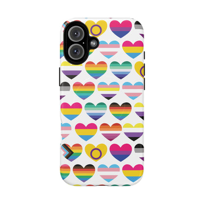 "Proud Hearts" LGBTQIA+ Love MagSafe® iPhone Case