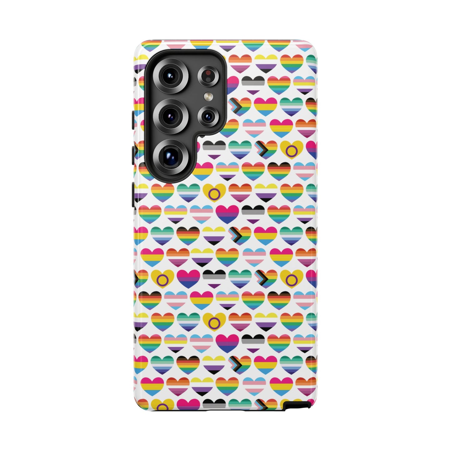 “heart of diversity" – bright edition – android tough phone case