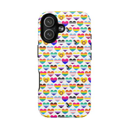 “Heart of Diversity” – Bright Edition – MagSafe® iPhone Tough Case