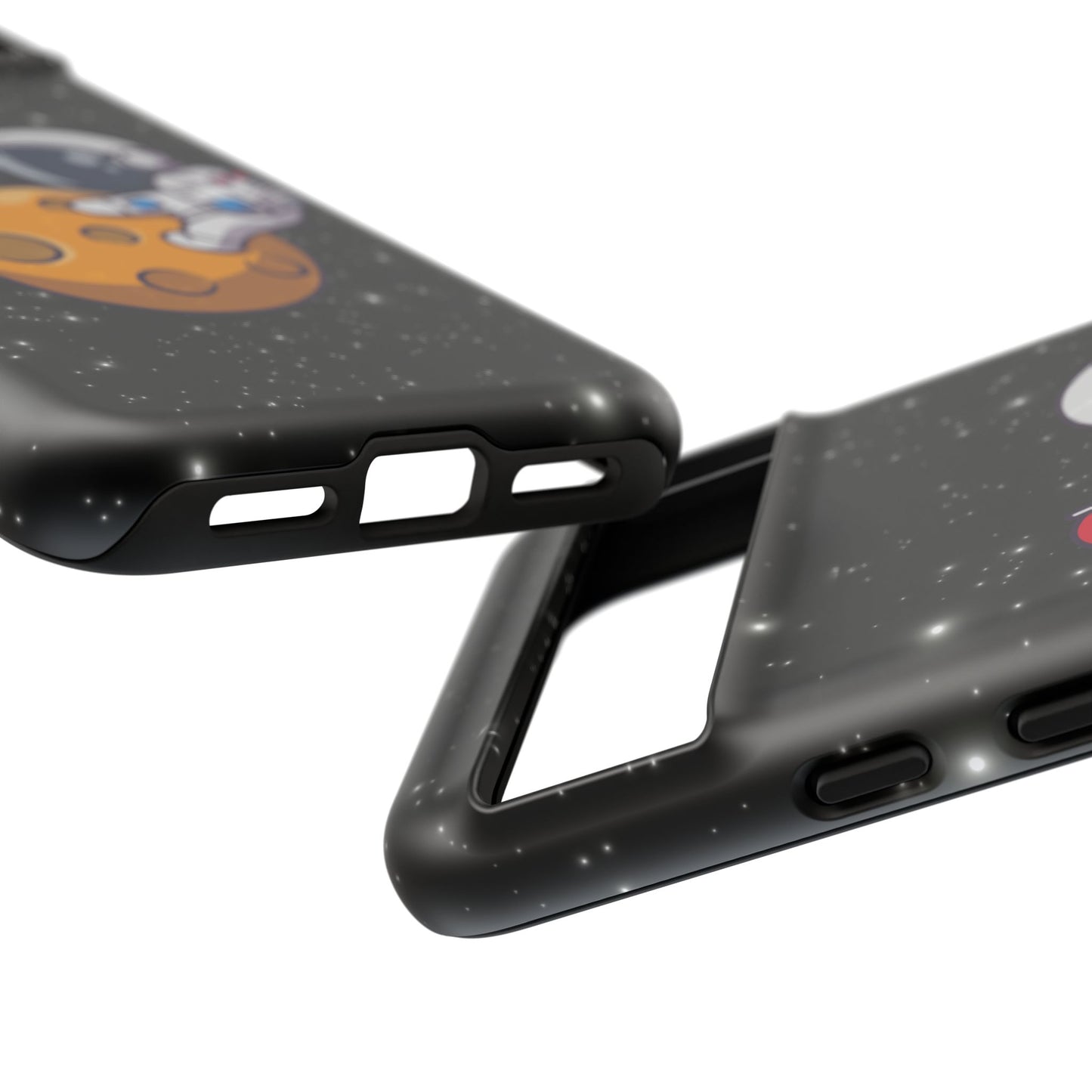 "cosmic queer" lgbtqia+ android astronaut tough phone case