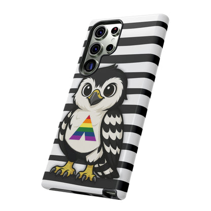 "Fly with Pride" – LGBTQIA+ Ally Pride Hawk Android Tough Phone Case