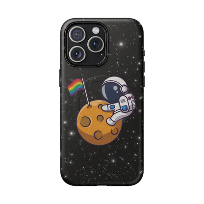 "Cosmic Queer" LGBTQIA+ Astronaut MagSafe® iPhone Tough Case