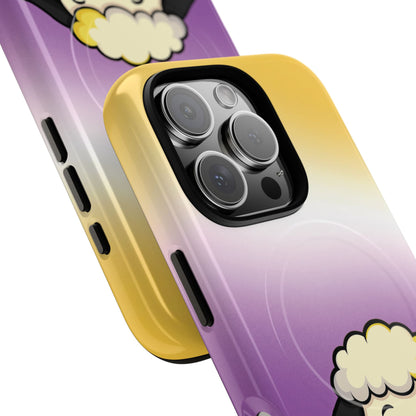 "NonbiBaaary" – Nonbinary Pride Sheep MagSafe® iPhone Tough Case