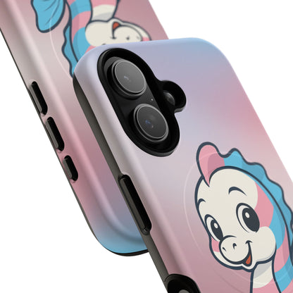 "Sea Me" – Trans Pride Seahorse MagSafe® iPhone Tough Case