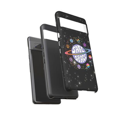 "Safe Space" LGBTQIA+ Pride Galaxy Android Tough Phone Case