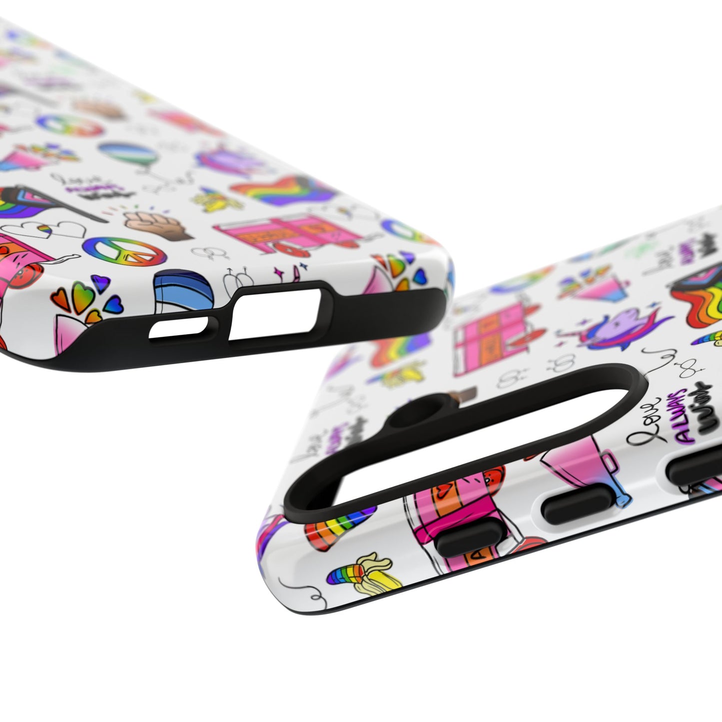 "identity mix" lgbtqia+ collage android tough phone case