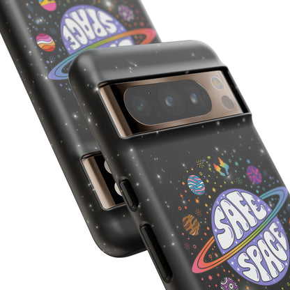 "Safe Space" LGBTQIA+ Pride Galaxy Android Tough Phone Case
