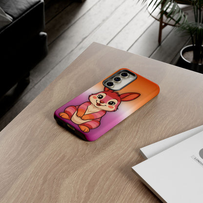 "Hare to Slay" – Lesbian [Femme] Bunny Android Tough Phone Case