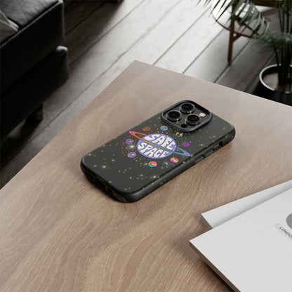 "Safe Space" LGBTQIA+ Pride Galaxy Android Tough Phone Case