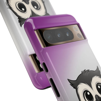 "Ace-Wise" – Asexual Pride Owl Android Tough Phone Case