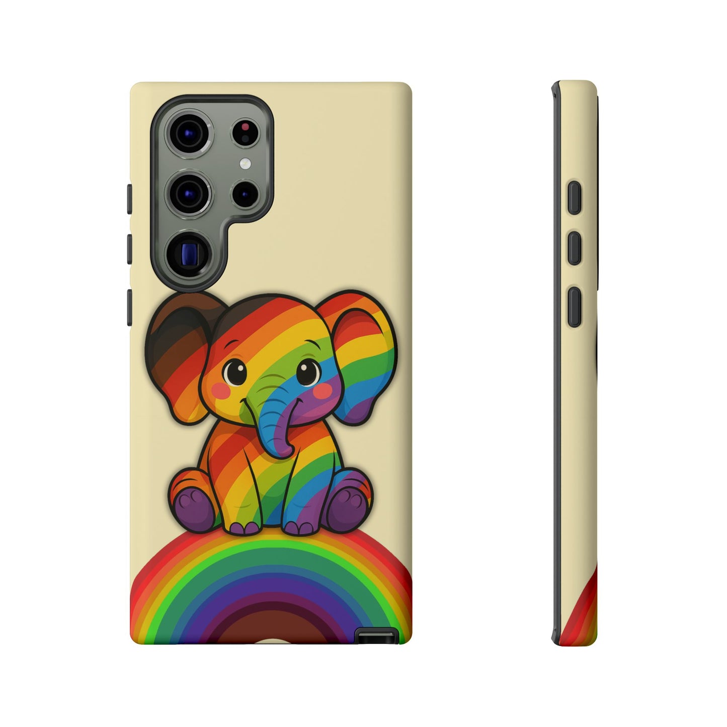 "jumbo joy" – philadelphia pride elephant android tough phone case