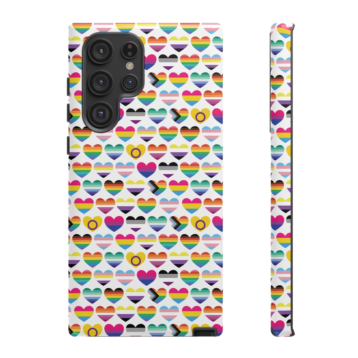 “heart of diversity" – bright edition – android tough phone case