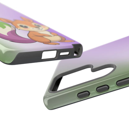 "Queeriosity"– Genderqueer Squirrel Pride Android Tough Phone Case