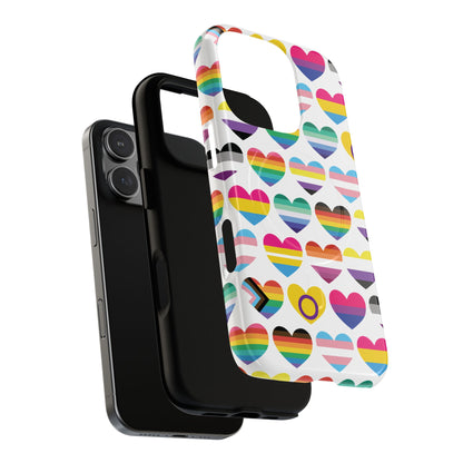 "Proud Hearts" LGBTQIA+ Love MagSafe® iPhone Case