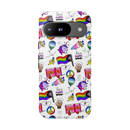 "Identity Mix" LGBTQIA+ Collage Android Tough Phone Case