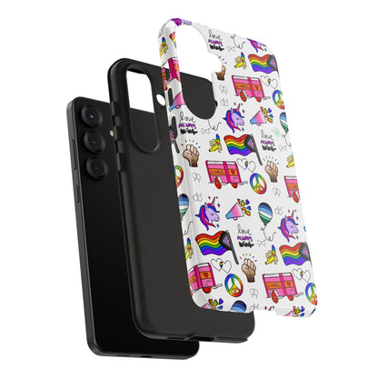 "Identity Mix" LGBTQIA+ Collage Android Tough Phone Case
