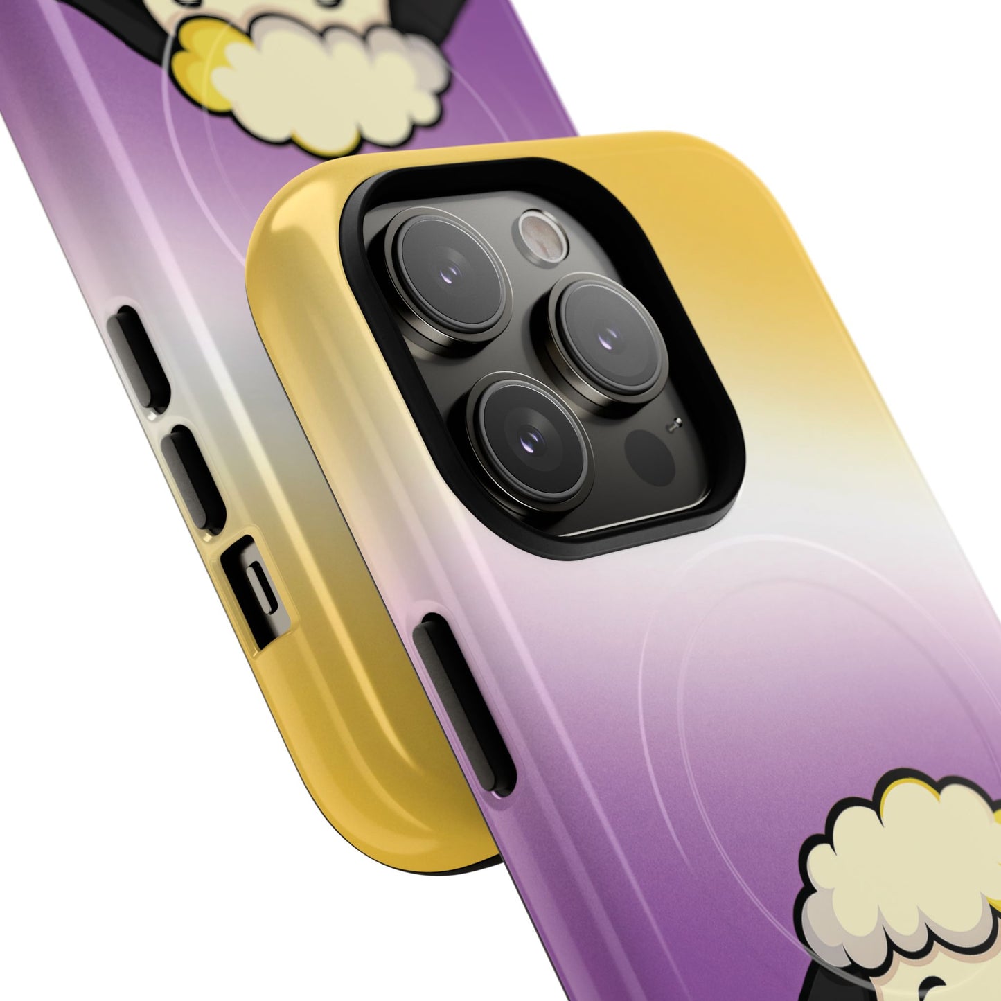 "nonbibaaary" – nonbinary pride sheep magsafe® iphone tough case