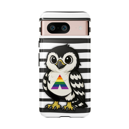 "Fly with Pride" – LGBTQIA+ Ally Pride Hawk Android Tough Phone Case
