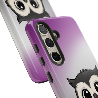 "Ace-Wise" – Asexual Pride Owl Android Tough Phone Case