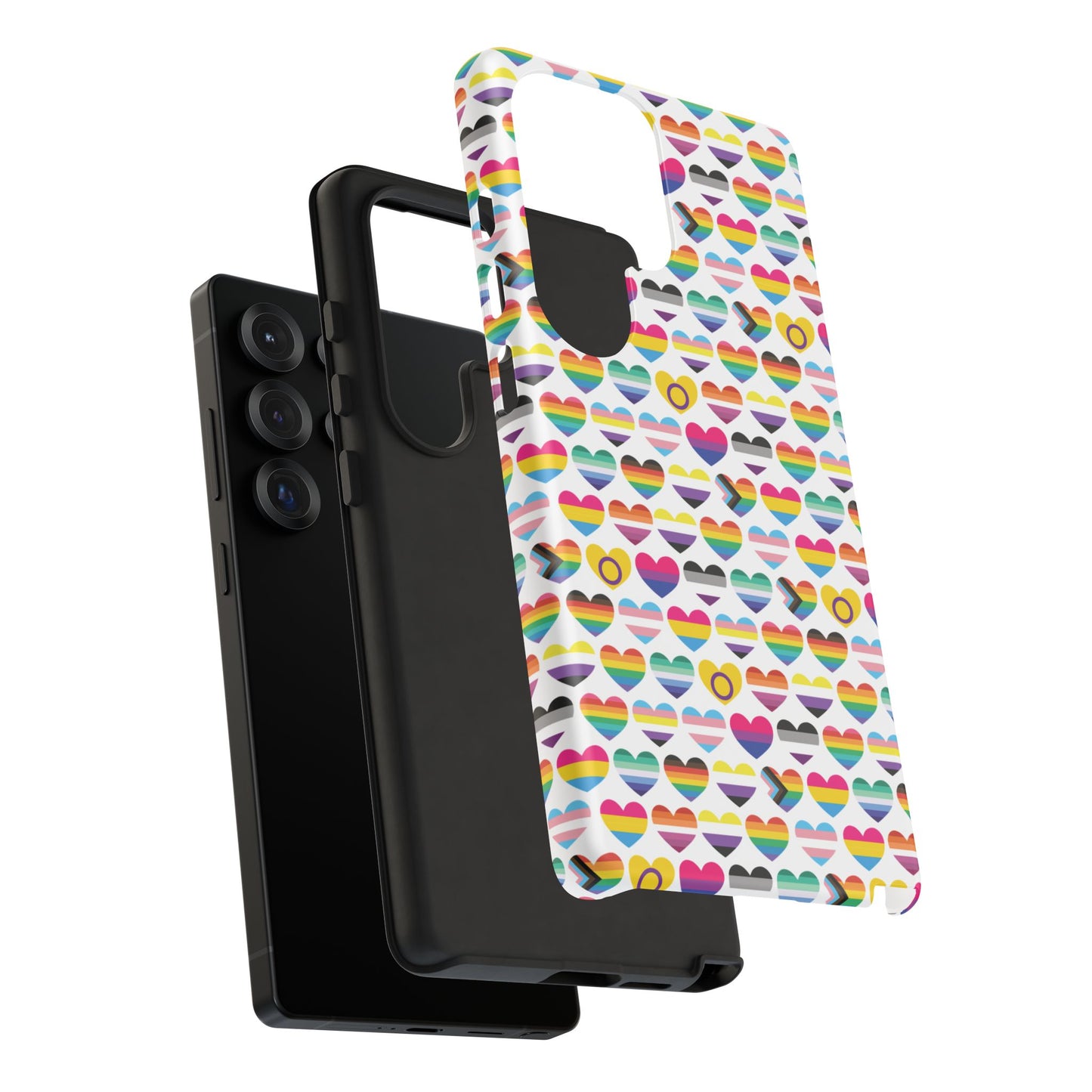 “heart of diversity" – bright edition – android tough phone case