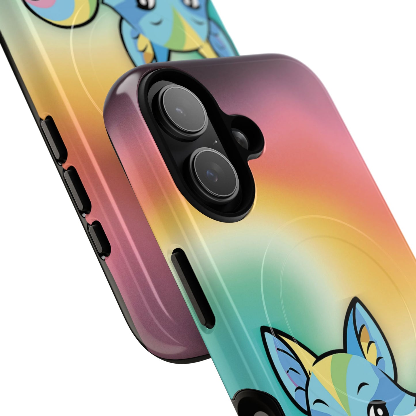 "queer as a fox" – queer pride fox magsafe® iphone case