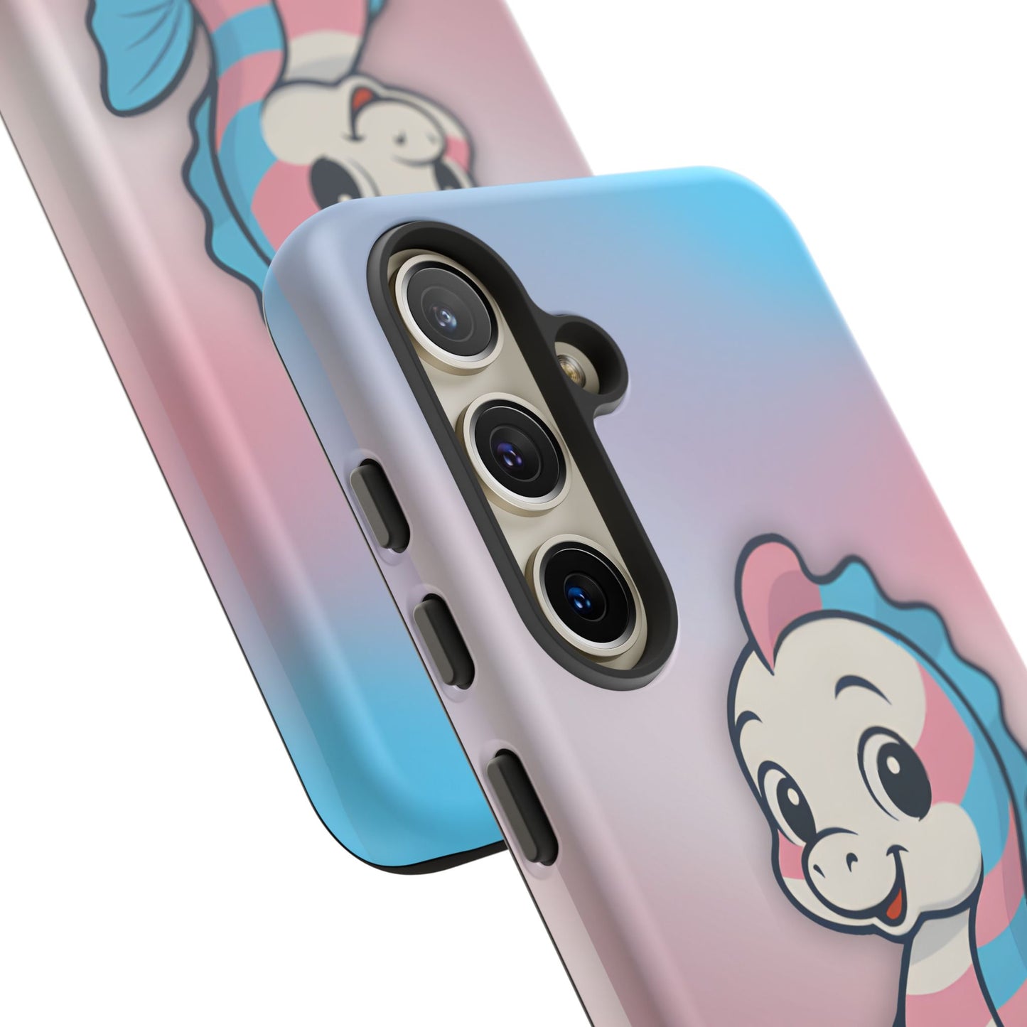 “sea me” – trans pride seahorse android tough phone case
