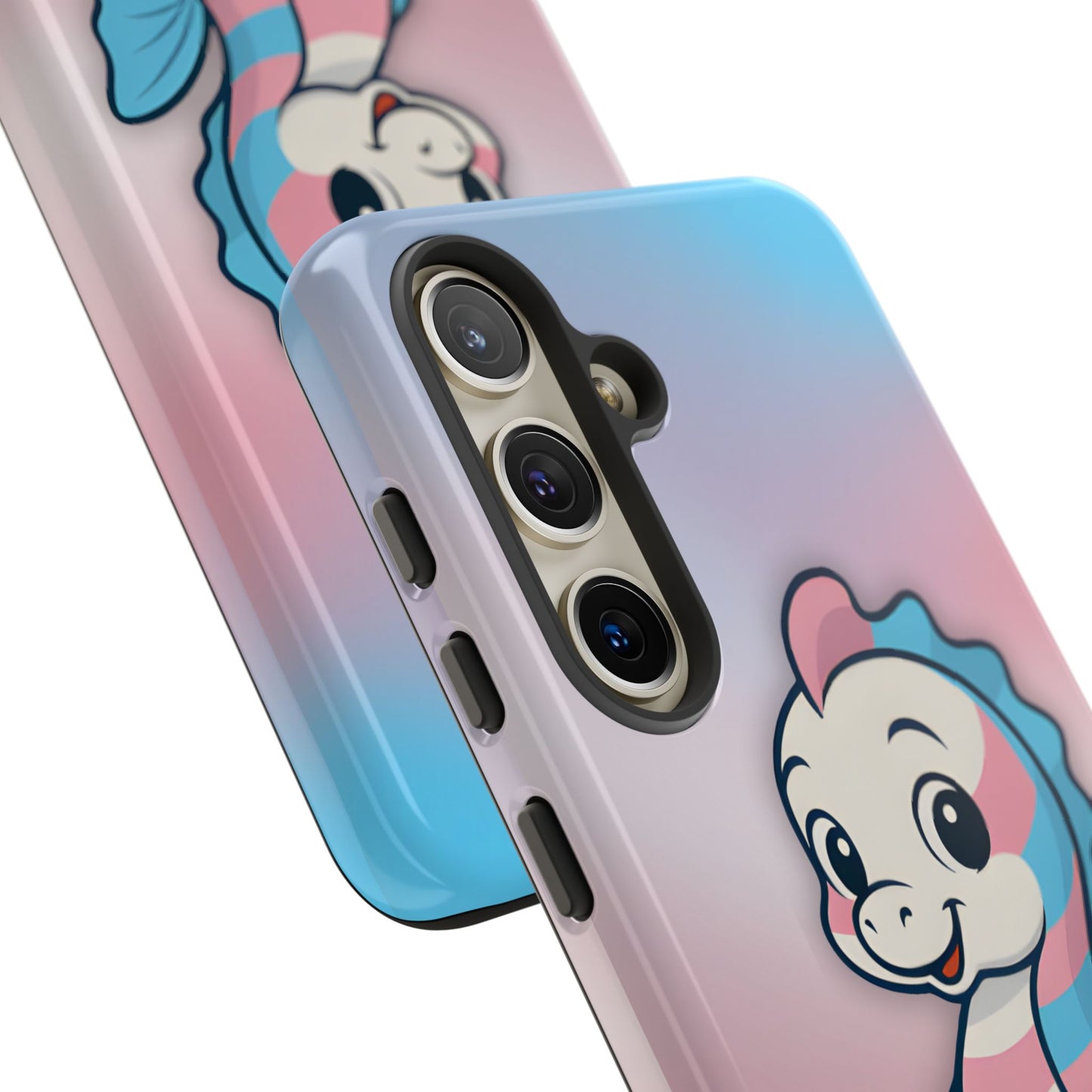 “sea me” – trans pride seahorse android tough phone case