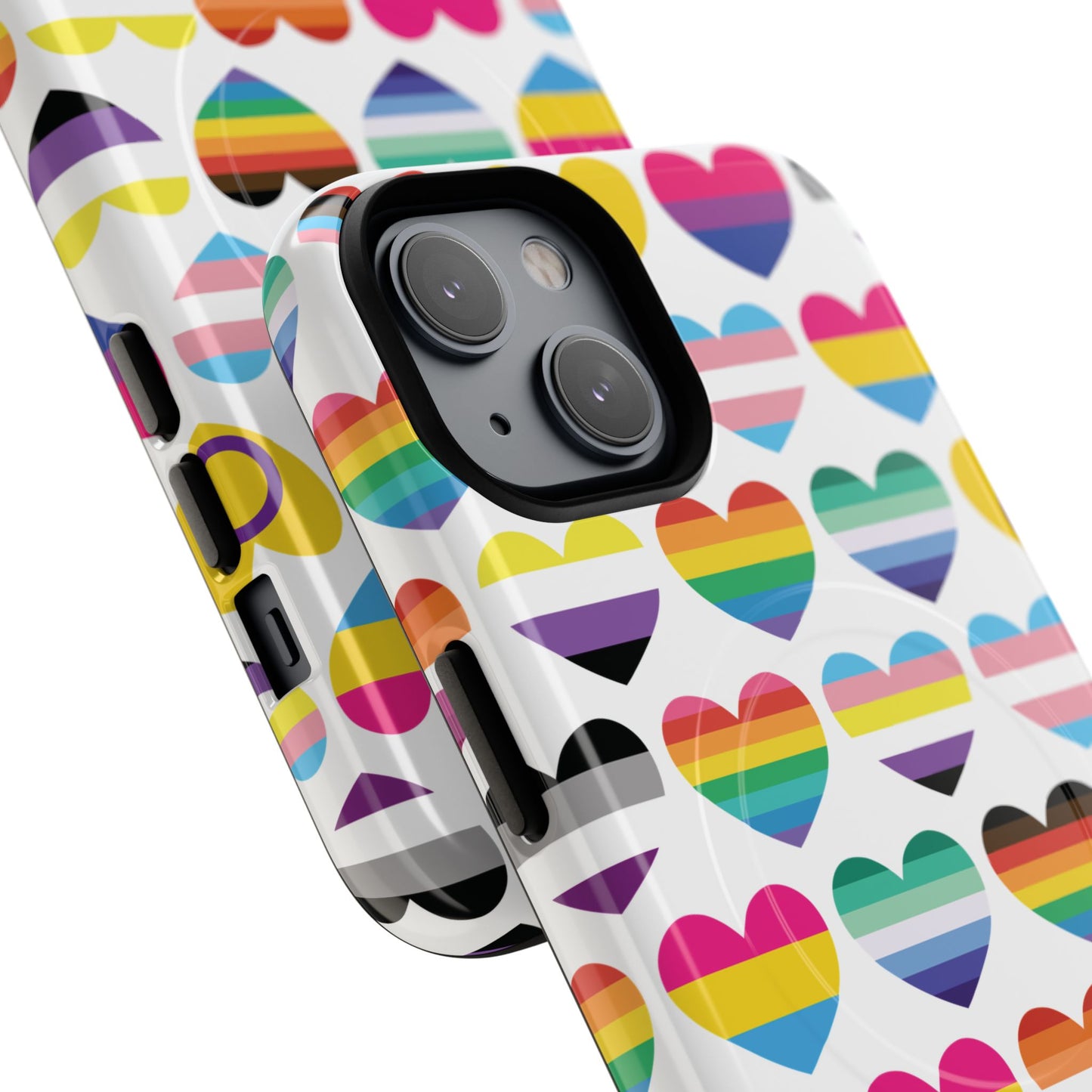 "proud hearts" lgbtqia+ love magsafe® iphone case