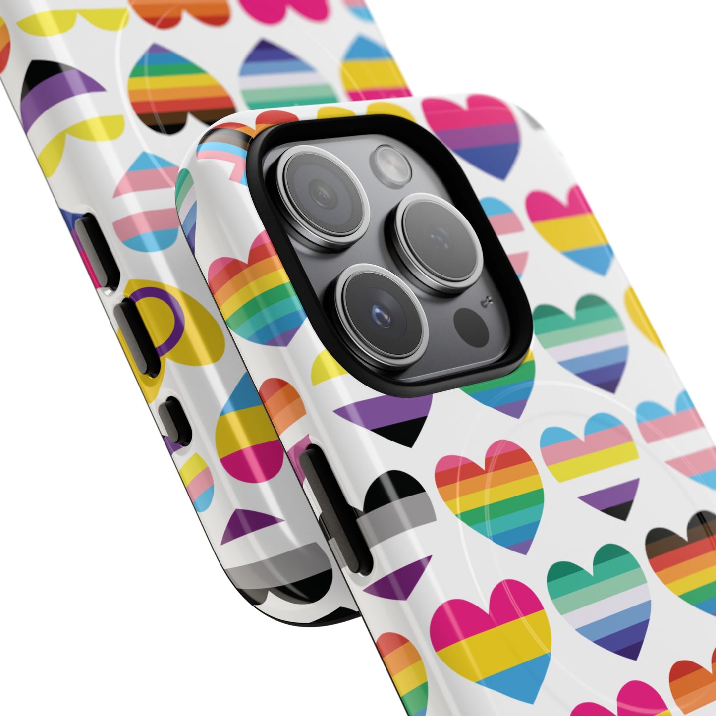 "proud hearts" lgbtqia+ love magsafe® iphone case