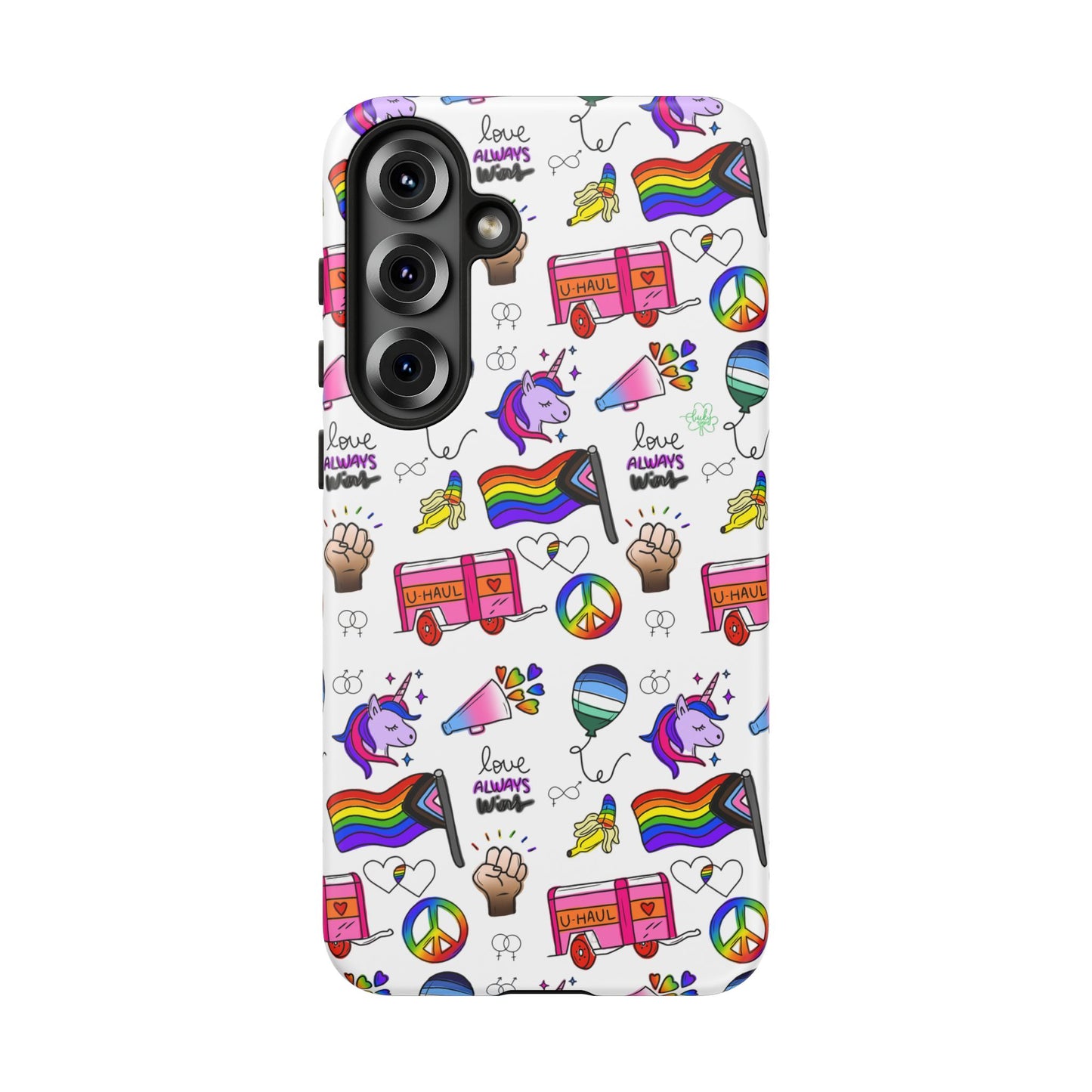 "identity mix" lgbtqia+ collage android tough phone case