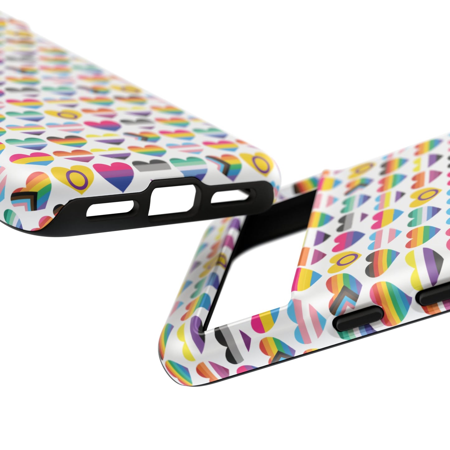 “heart of diversity" – bright edition – android tough phone case