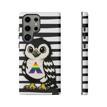 "Fly with Pride" – LGBTQIA+ Ally Pride Hawk Android Tough Phone Case