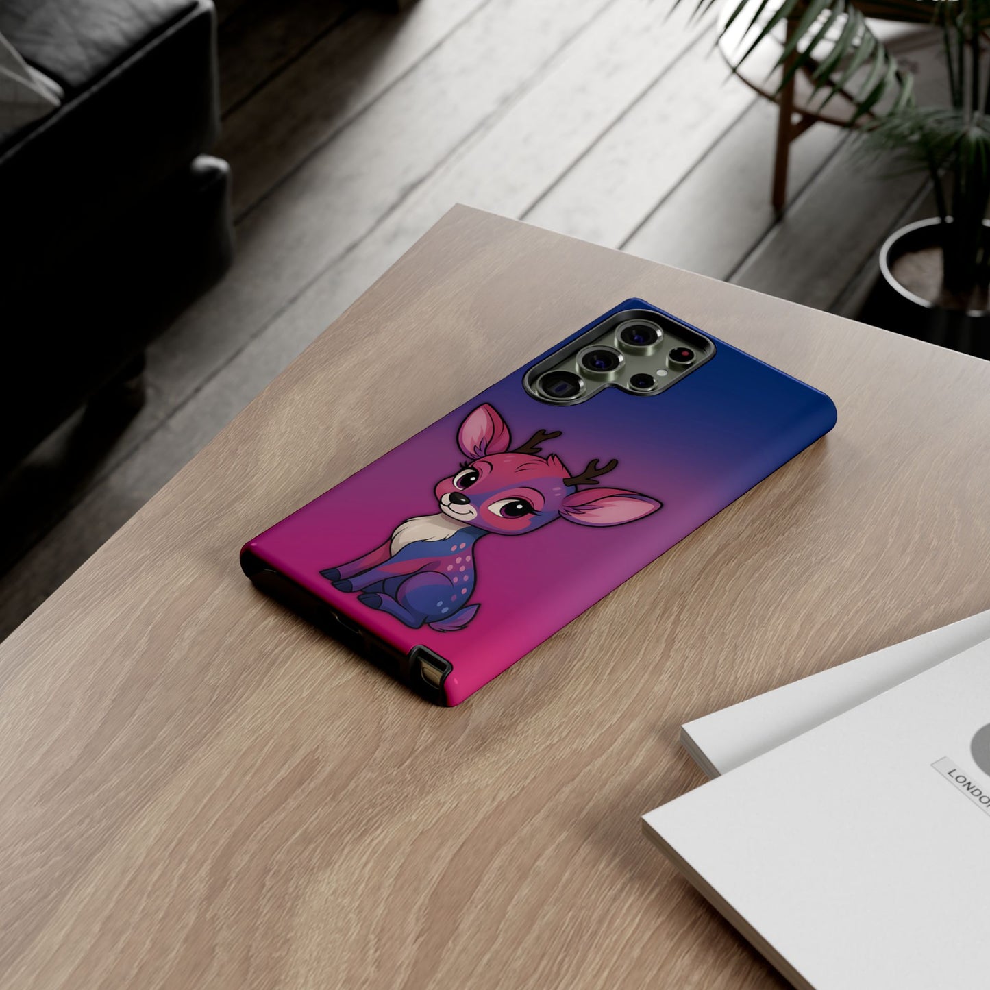 “bi-design” – bisexual pride doe android tough phone case