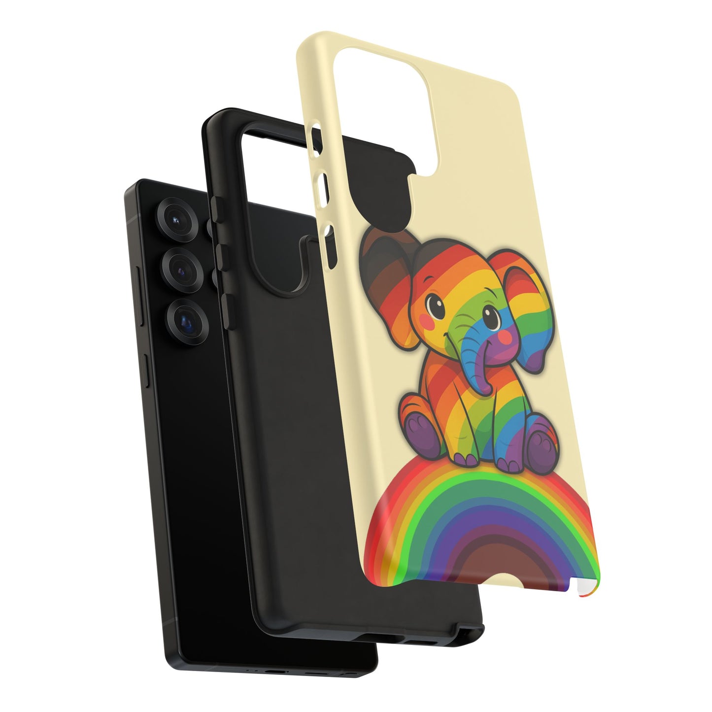 "jumbo joy" – philadelphia pride elephant android tough phone case