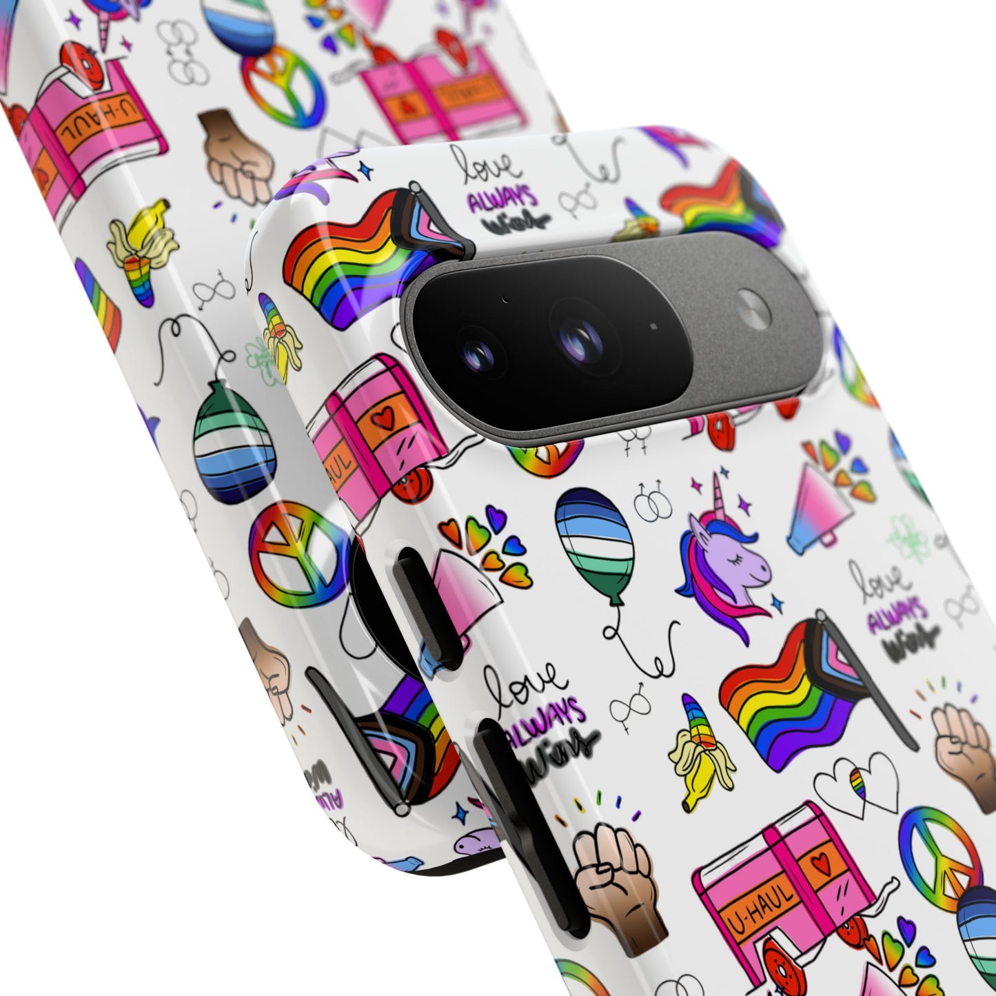 "identity mix" lgbtqia+ collage android tough phone case