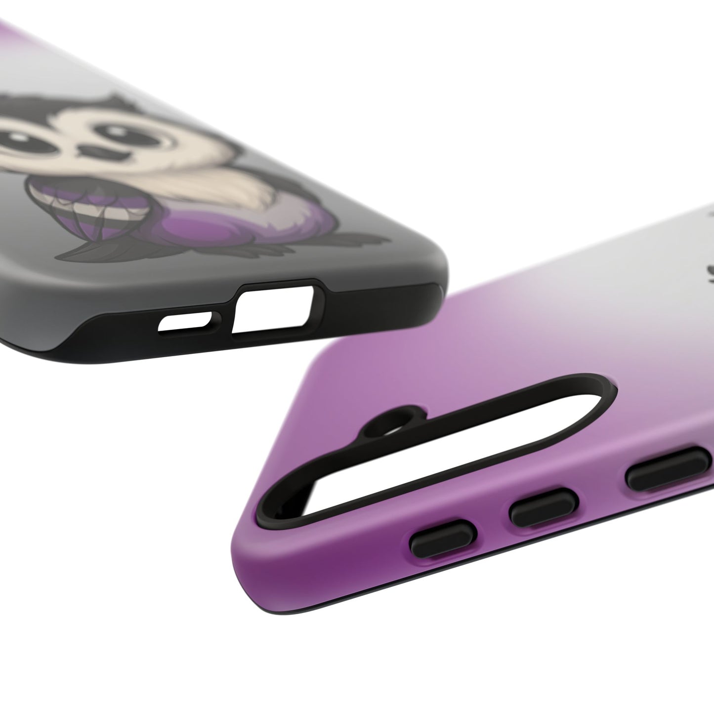 "ace-wise" – asexual pride owl android tough phone case