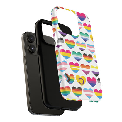 "Proud Hearts" LGBTQIA+ Love MagSafe® iPhone Case