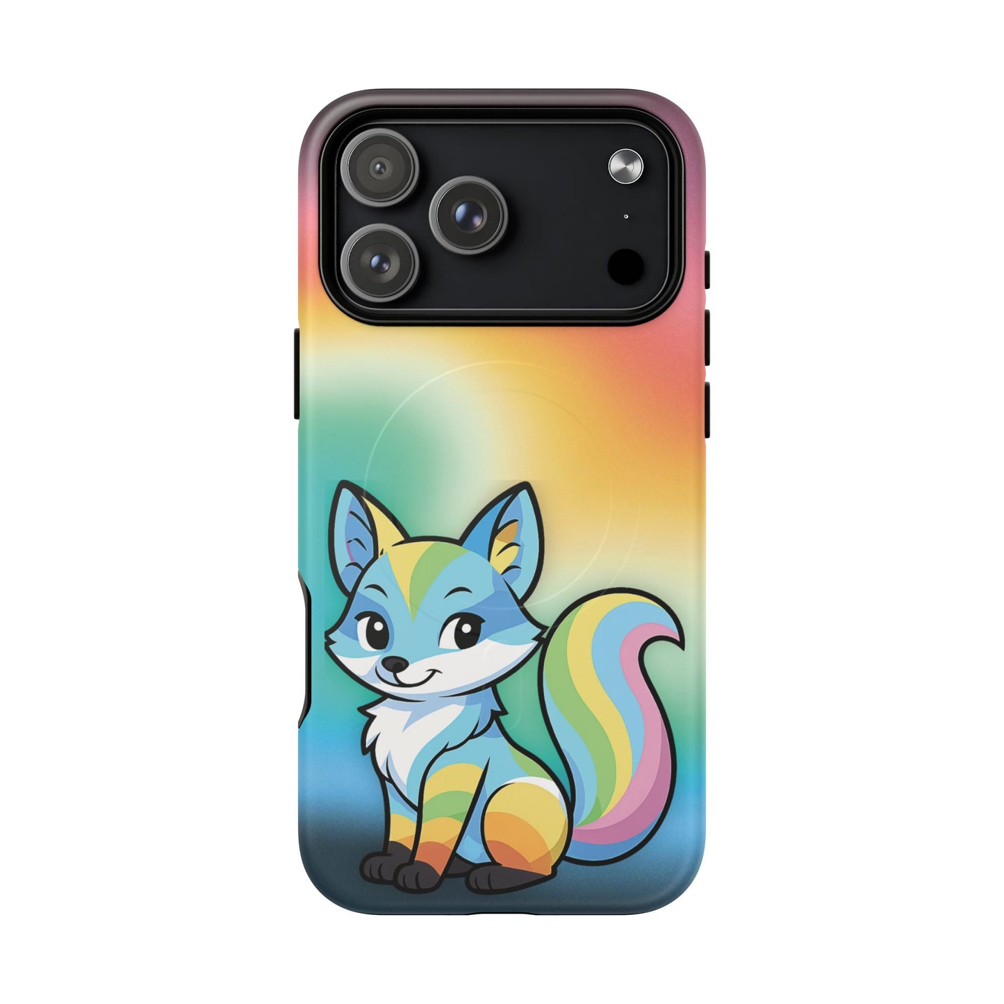 "queer as a fox" – queer pride fox magsafe® iphone case