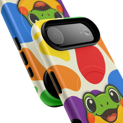 "Rainbow Ribbit" - LGBTQIA+ Pride Frog MagSafe® iPhone Tough Case