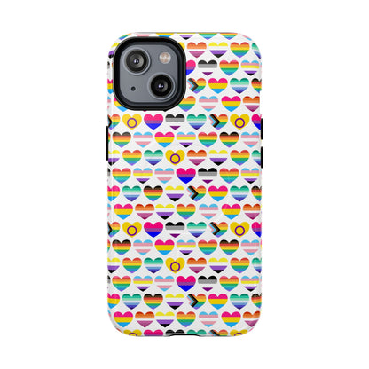 “Heart of Diversity” – Bright Edition – MagSafe® iPhone Tough Case