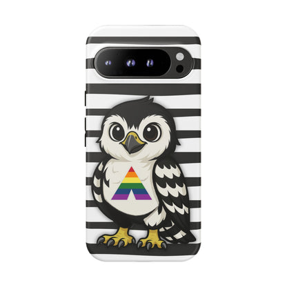 "Fly with Pride" – LGBTQIA+ Ally Pride Hawk Android Tough Phone Case